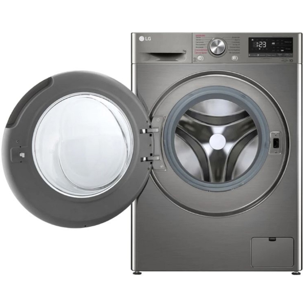 სარეცხი მანქანა LG F2V5HS2S.ASSPTSK, 7Kg, A, 1200Rpm, 55Db, Washing Machine, Silver