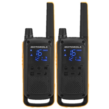 Motorola T82 Extrime, 2Pcs, Walkie Talkies, Black