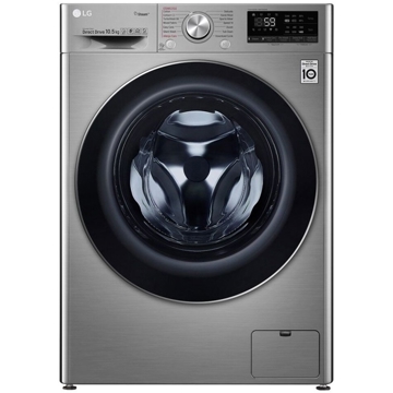 სარეცხი მანქანა LG F2V7GW9T.ASSPTSK, 8.5Kg, A, 1200Rpm, 55Db, Washing Machine, Silver