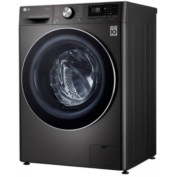 LG F2V9GW9P.ABLPCOM, 8.5Kg, A+++, 1200Rpm, 70Db, Washing Machine, Black