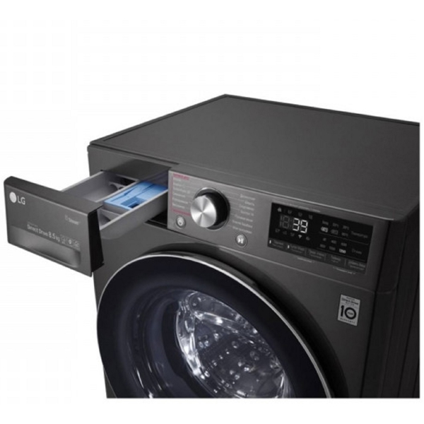 LG F2V9GW9P.ABLPCOM, 8.5Kg, A+++, 1200Rpm, 70Db, Washing Machine, Black