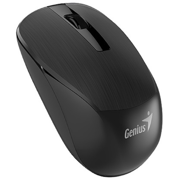 Genius SlimStar 8008, Wireless, USB, Keyboard And Mouse, Black