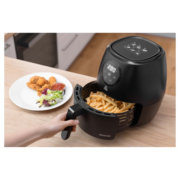 აეროგრილი Sencor SFR 5030BK, 1300W, 3.5L, Air Fryer, Black