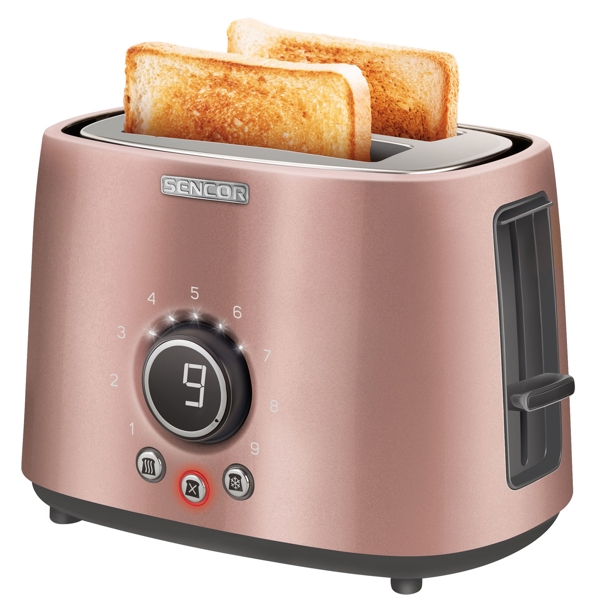 Sencor STS 6055RS, 1000W, Toaster, Pink