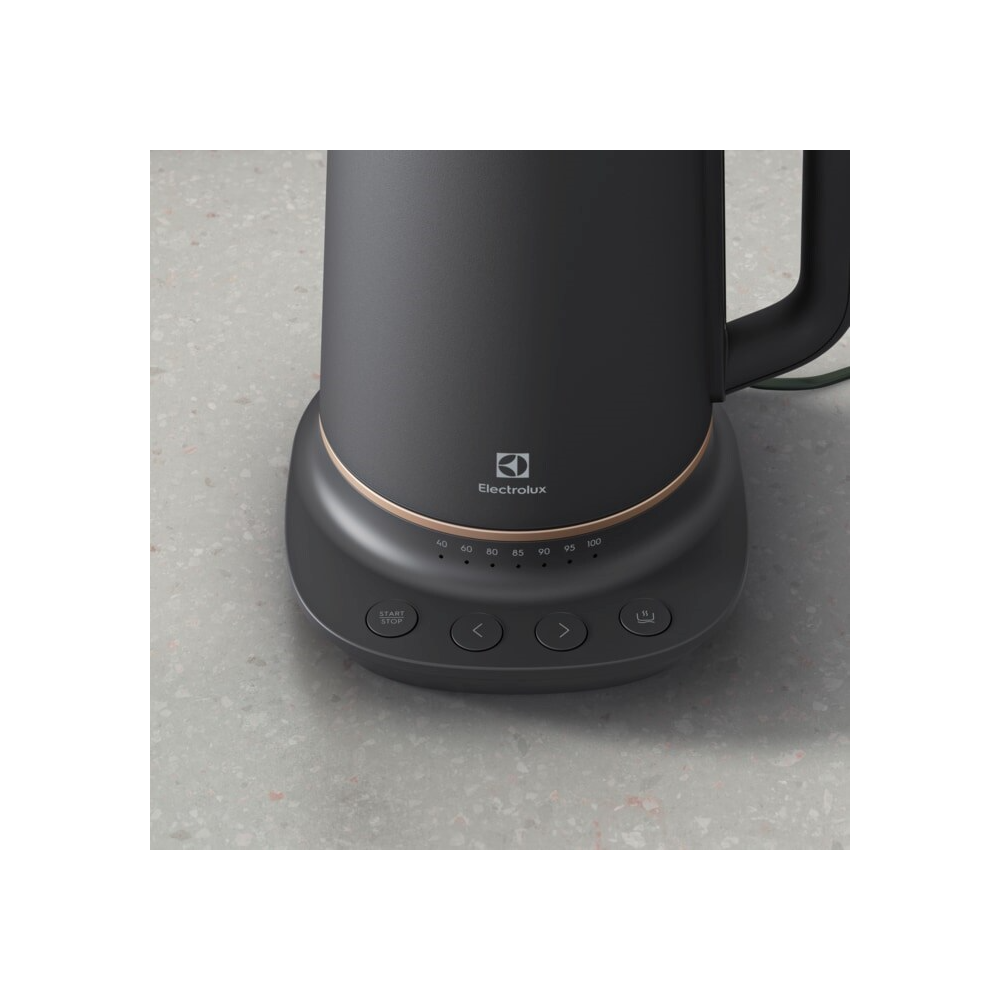 ელექტრო ჩაიდანი Electrolux E7K1-6BP, 2400W, 1.7L, Electric Kettle, Black Pearl