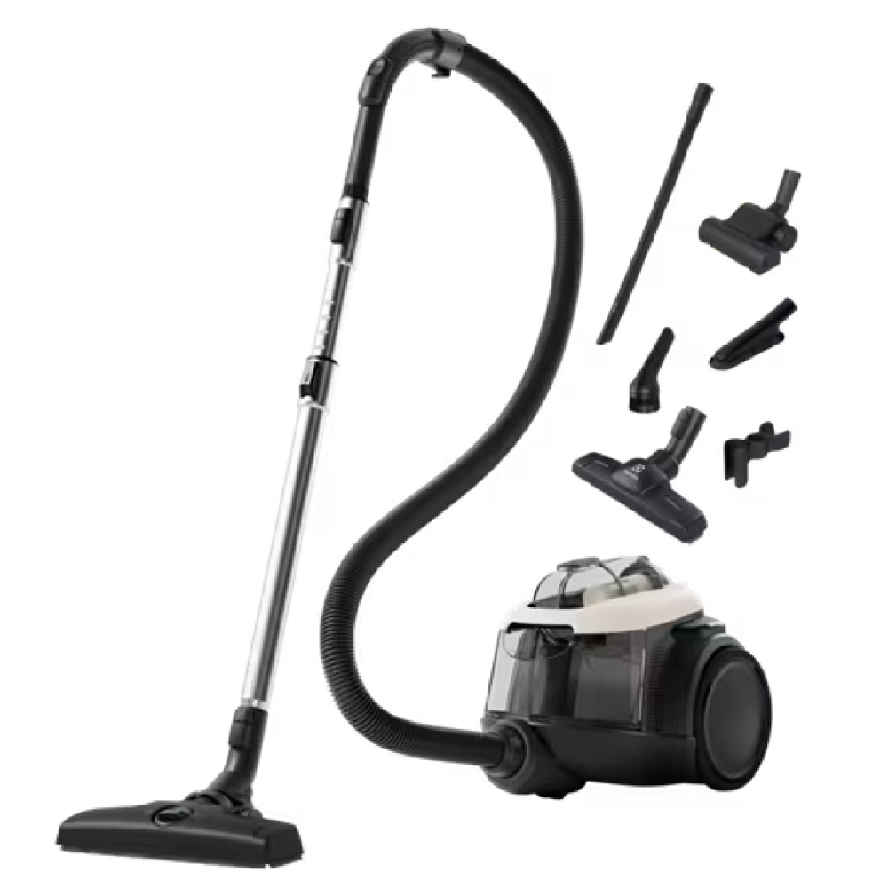 Electrolux EL61H4SW, 550W, 1.6L, Vacuum Cleaner, White/Black