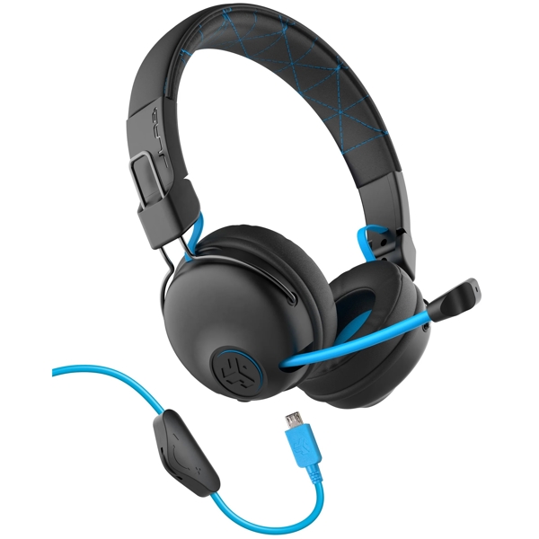 ყურსასმენი JLab IEUGHBPLAYRBLKBLU4, Gaming Headset, Wireless, Bluetooth, Black