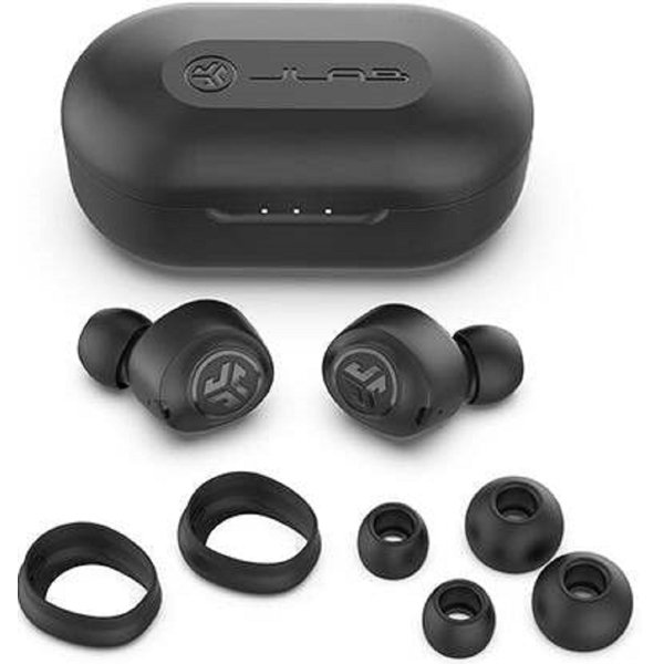 ყურსასმენი Jlab IEUEBJBUDSAIRRBLK82 Air True, Earbuds, Wireless, Bluetooth, Black