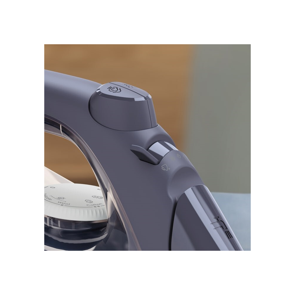 ორთქლის უთო Electrolux E6SI1-2MN, 2400W, 0.33l, Steam Iron, Blue/White