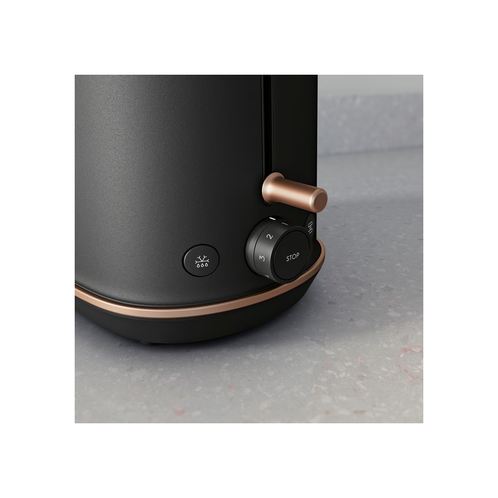 ტოსტერი Electrolux E7T1-6BP, 980W, Toaster, Black