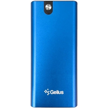 პორტატული დამტენი Gelius GP-PB20-013PeacefulSky, 20000mAh, Micro USB, Type-c, USB-A, Power Bank, Blue