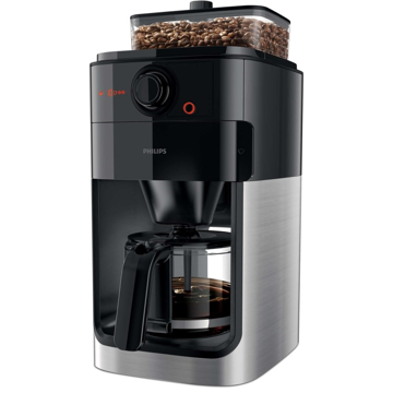 ყავის აპარატი Philips HD7767/00, 1000W, 1.2L, Coffee Machine, Black/Metalic