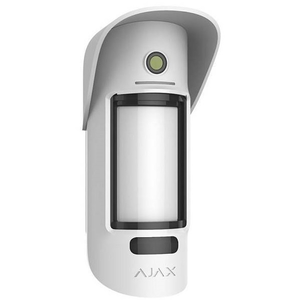 მოძრაობის დეტექტორი Ajax 26074.84.WH1, Outdoor Motion Cam With A Photo Camera (8EU), White