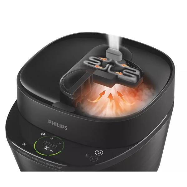 Philips HD2151/40, 1000W, 5L, Multifunction Cooker, Black