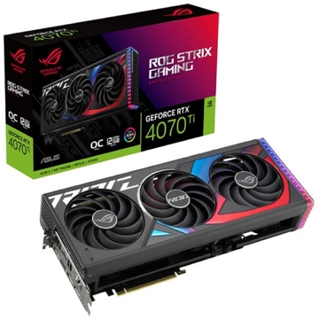 ვიდეო დაფა Asus 90YV0II0-M0NA00, GeForce RTX4070Ti OC, 12GB, 192bit, HDMI, DP, Black