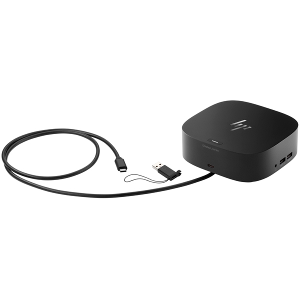 USB-C ჰაბი HP 5TW13AA, USB-C, USB 3.0, HDMI, DP, Hub, Black