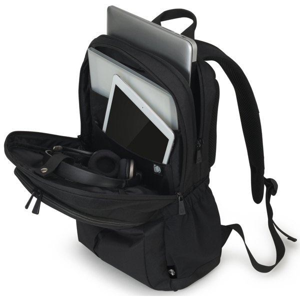 ნოუთბუქის ჩანთა Dicota D31696-RPET, 17.3", Backpack, Black