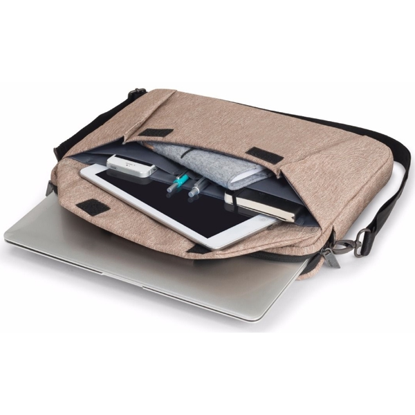 ნოუთბუქის ჩანთა Dicota D31387, 15.6", Laptop Bag, Sandstone