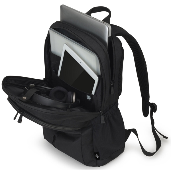 ნოუთბუქის ჩანთა Dicota D31429-RPET, 15.6", Backpack, Black