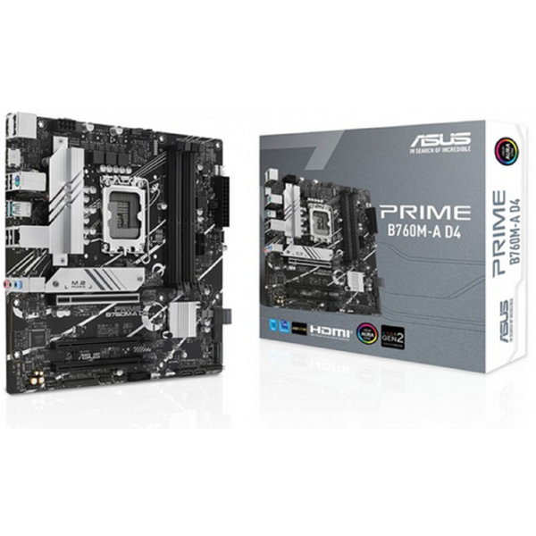 დედა დაფა Asus 90MB1D00-M0EAY0 B760M-A D4, LGA 1700, DDR4, 128GB