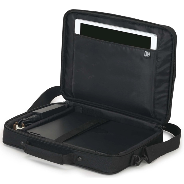 Dicota D31431-RPET, 15.6", Laptop Bag, Black