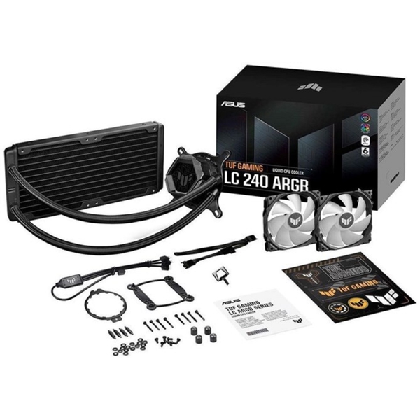 თხევადი გაგრილება Asus TUF 90RC00G1-M0UAY1, 120mm, 2000RPM, ARGB, Liquid Cooling, Black