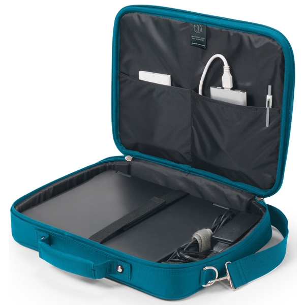 Dicota D30916-RPET, 17.3", Laptop Bag, Blue