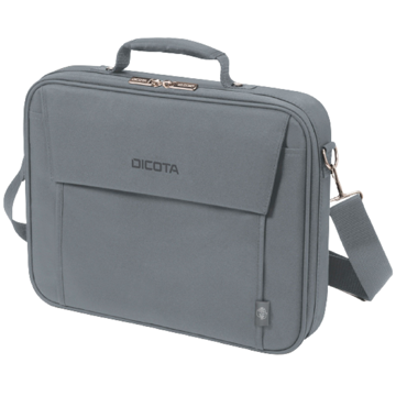 ნოუთბუქის ჩანთა Dicota D30915-RPET, 17.3", Laptop Bag, Grey