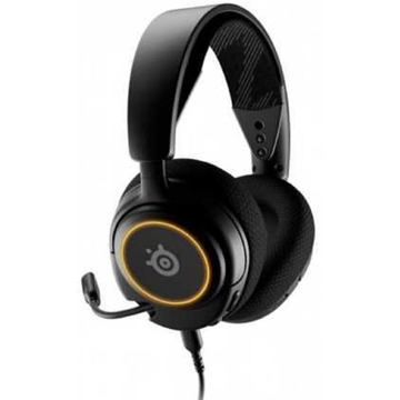 ყურსასმენი SteelSeries 61631_SS Arctis Nova 3, Gaming Headset, Wired, USB, 3.5mm, Black