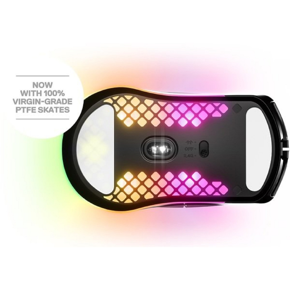 მაუსი SteelSeries 62612_SS Aerox 3, Wireless, USB, BT, Gaming Mouse, Black