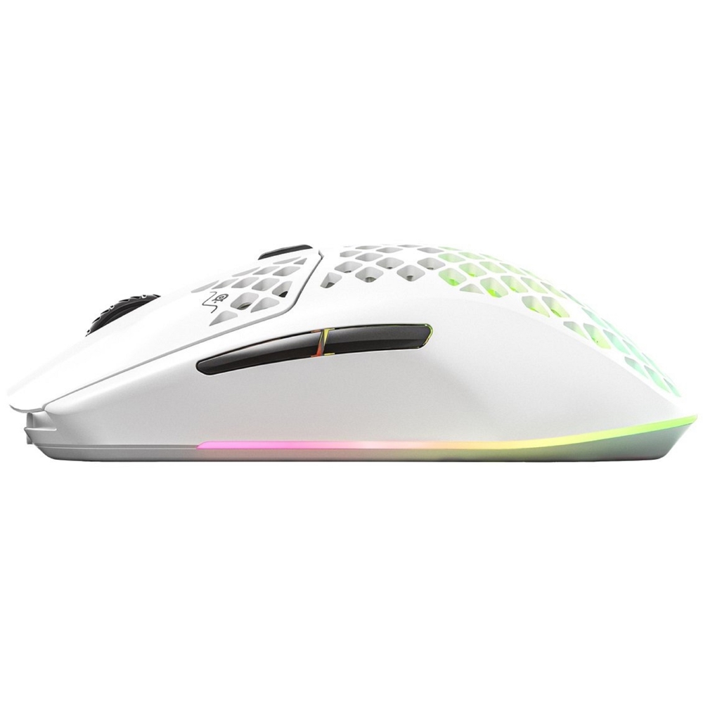 მაუსი SteelSeries 62608_SS Aerox 3, Wireless, USB, BT, Gaming Mouse, Snow White