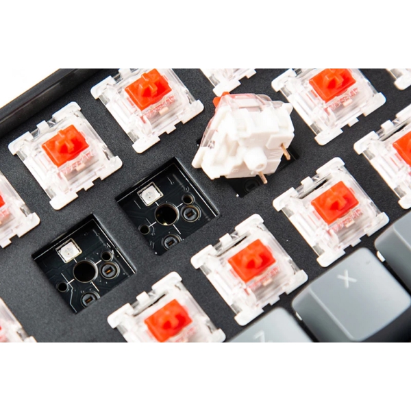 კლავიატურა Keychron K8P1 K8, Gateron Red, Wireless, RGB USB, BT, Gaming Keyboard, Black