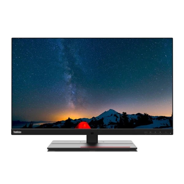 მონიტორი Lenovo 62CBRAT6EU P27u-20, 27", Monitor, UHD, IPS, HDMI, DP, USB, Black