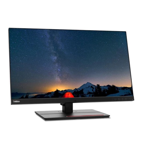 მონიტორი Lenovo 62CBRAT6EU P27u-20, 27", Monitor, UHD, IPS, HDMI, DP, USB, Black