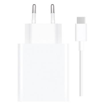 დამტენი Xiami BHR6039EU, Single Port, 33W, USB-Α with USB Type-C Cable, White