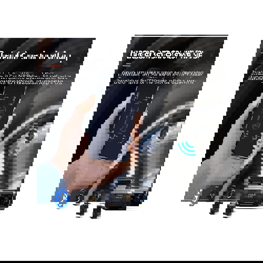 მანქანის საბურავის სენსორი Xiaomi 70mai Midrive T04, TPMS Sensor, Black