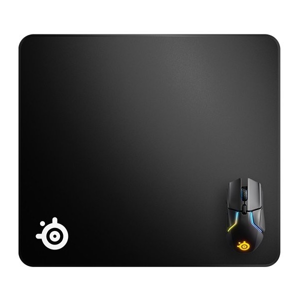 SteelSeries 63823_SS QcK Edge, Gaming Mouse Pad, L, Black