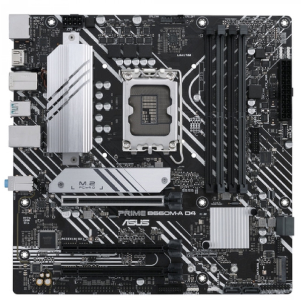 დედა დაფა Asus 90MB19K0-M1EAY0  PRIME B660M-A D4, LGA 1700, DDR4 DIMM, 128GB