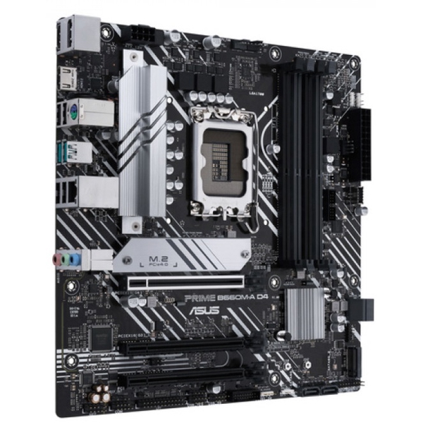 დედა დაფა Asus 90MB19K0-M1EAY0  PRIME B660M-A D4, LGA 1700, DDR4 DIMM, 128GB