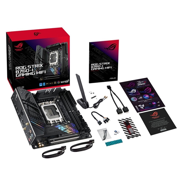 დედა დაფა Asus 90MB1D90-M0EAY0 Rog Strix B760-I, LGA 1700, DDR5 DIMM. 96GB