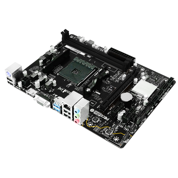 Biostar B450MHP, AM4, DDR4, DIMM, 64GB