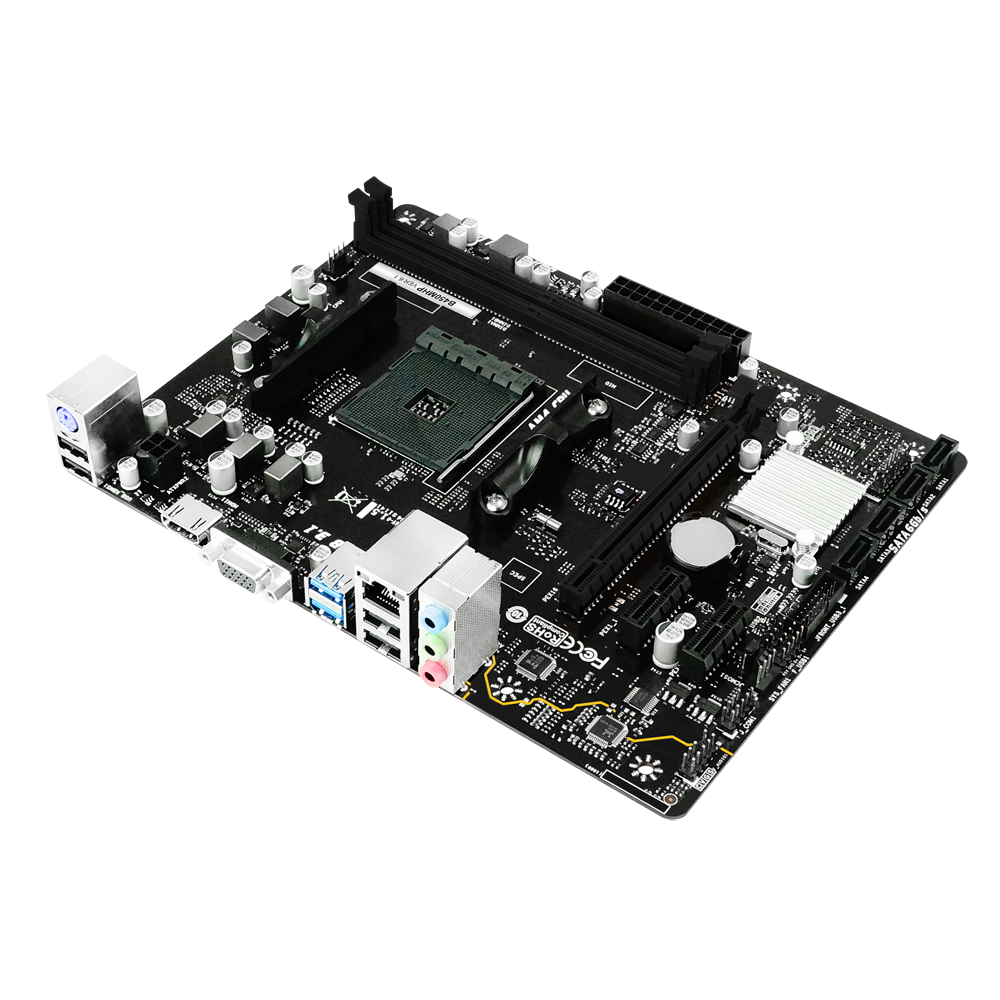 დედა დაფა Biostar B450MHP, AM4, DDR4, DIMM, 64GB