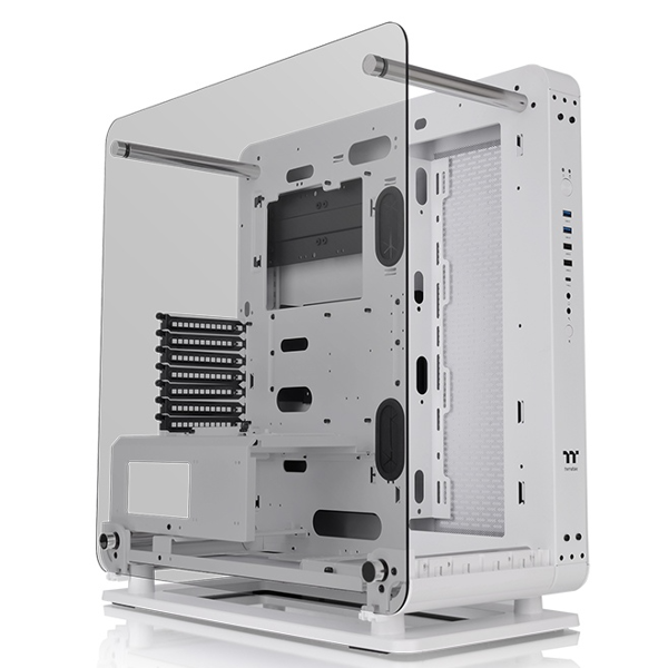 ქეისი Thermaltake CA-1V2-00M6WN-00 The Core P6 TG, Computer Case, MidT, Mini ITX, Micro ATX, ATX, 2xUSB 2.0, 2xUSB 3.0, USB Type-C, 3.5mm, White