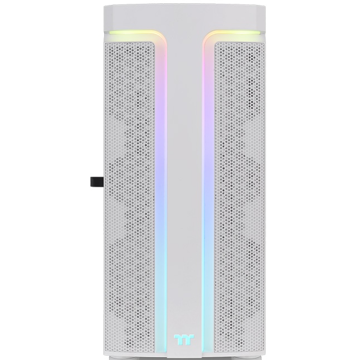 ქეისი Thermaltake CA-1X4-00M6WN-00 H590 TG, Computer Case, MidT, Mini ITX, Micro ATX, ATX, E-ATX, 2xUSB 3.0, 3.5mm, White