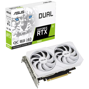 ვიდეო დაფა Asus 90YV0GB7-M0NA00, GeForce RTX3060 OC, 8GB, 128bit, HDMI, DP, Black