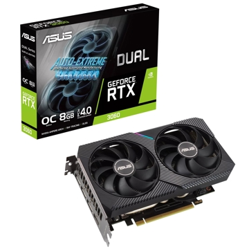 ვიდეო დაფა Asus 90YV0GB5-M0NA00, GeForce RTX3060 OC, 8GB, 128bit, HDMI, DP, Black