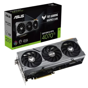 ვიდეო დაფა Asus TUF 90YV0IJ1-M0NA00, Gaming GeForce RTX4070TI, 12GB, 192bit, HDMI, DP, Black