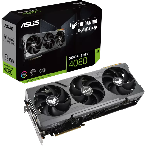 Asus 90YV0IB1-M0NA00, Gaming GeForce RTX4080, 16GB, 256bit, HDMI, DP, Black