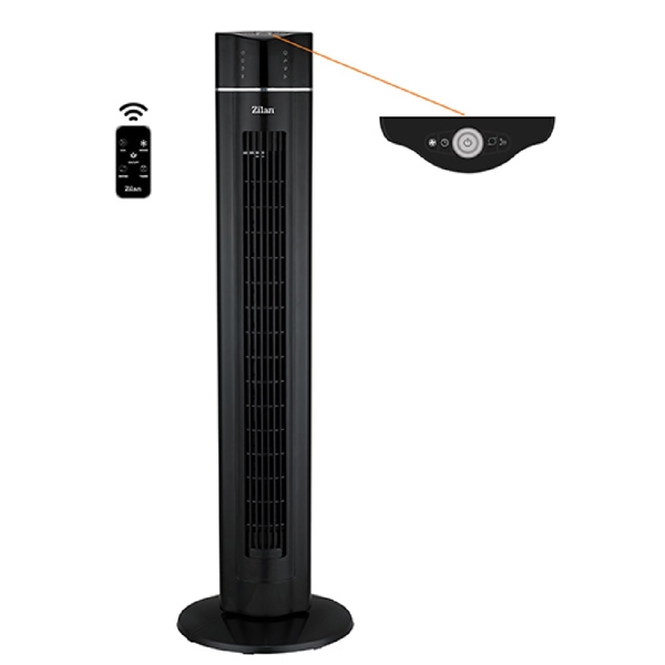 ვენტილატორი Zilan ZLN3444, 60W, Fan, Black