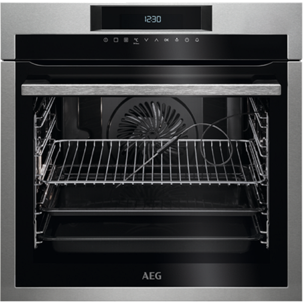 ჩასაშენებელი ღუმელი AEG BPE642120M, 3500W, 71L, Built-In, Stainless Steel